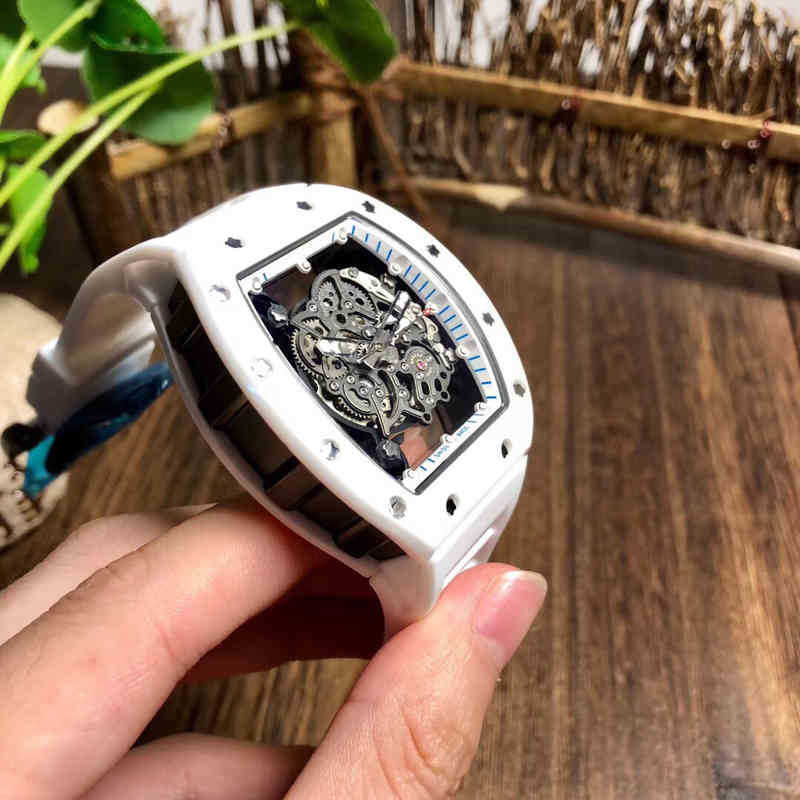 multi-function SUPERCLONE watches wristwatch Luxury richa milles designer men's fully automatic mechanical watch white ceramic hollow out pe YDXX, Black
multi-function SUPERCLONE watches wristwatch Luxury richa milles designer men's fully automatic mechanical watch white ceramic hollow out pe YDXX, Black