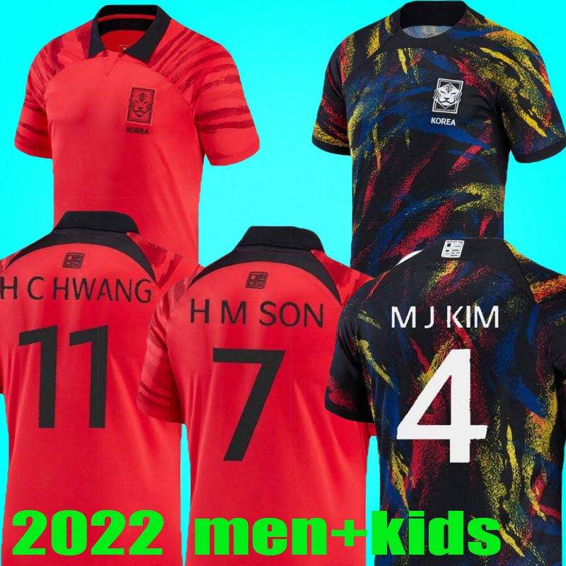 2022 South SON soccer jerseys Korea home RED away HWANG KIM JEONG SUNG LEE KWON 2023 MAILLOTS FOOTBALL SHIRTS 22 23 national team adult KIDS set kits
2022 South SON soccer jerseys Korea home RED away HWANG KIM JEONG SUNG LEE KWON 2023 MAILLOTS FOOTBALL SHIRTS 22 23 national team adult KIDS set kits
