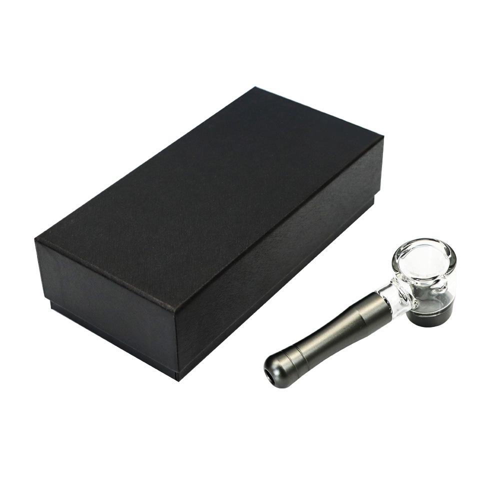 smoke accessory metal tobacco pipe With Glass Bowl 150MM Aircraft Aluminum Alloy Smoking Herb Pipe Hand Spoon Water Bong Accessories
smoke accessory metal tobacco pipe With Glass Bowl 150MM Aircraft Aluminum Alloy Smoking Herb Pipe Hand Spoon Water Bong Accessories