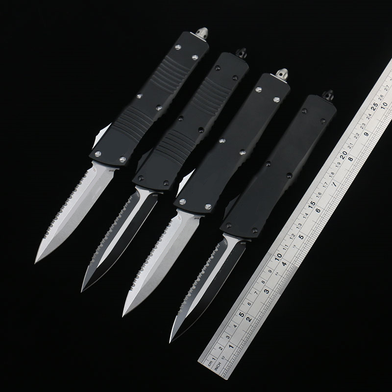US Italian Style Automatic Knife COMBAT TROODON Self Defense Tactical D2 Blade Aluminum Handle EDC Outdoor Camping Fighting Auto Knives Godfather 920 Exocet A07
US Italian Style Automatic Knife COMBAT TROODON Self Defense Tactical D2 Blade Aluminum Handle EDC Outdoor Camping Fighting Auto Knives Godfather 920 Exocet A07