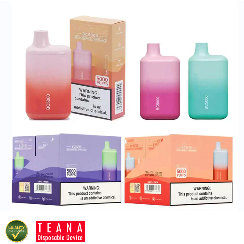 Elf BC5000 5000 Puffs E Cigarette Type-C Rechargeable Disposable Vape Bar 650mAh Battery 13ml Pre-filled Cartridges Elfbars Bars Vapes
Elf BC5000 5000 Puffs E Cigarette Type-C Rechargeable Disposable Vape Bar 650mAh Battery 13ml Pre-filled Cartridges Elfbars Bars Vapes