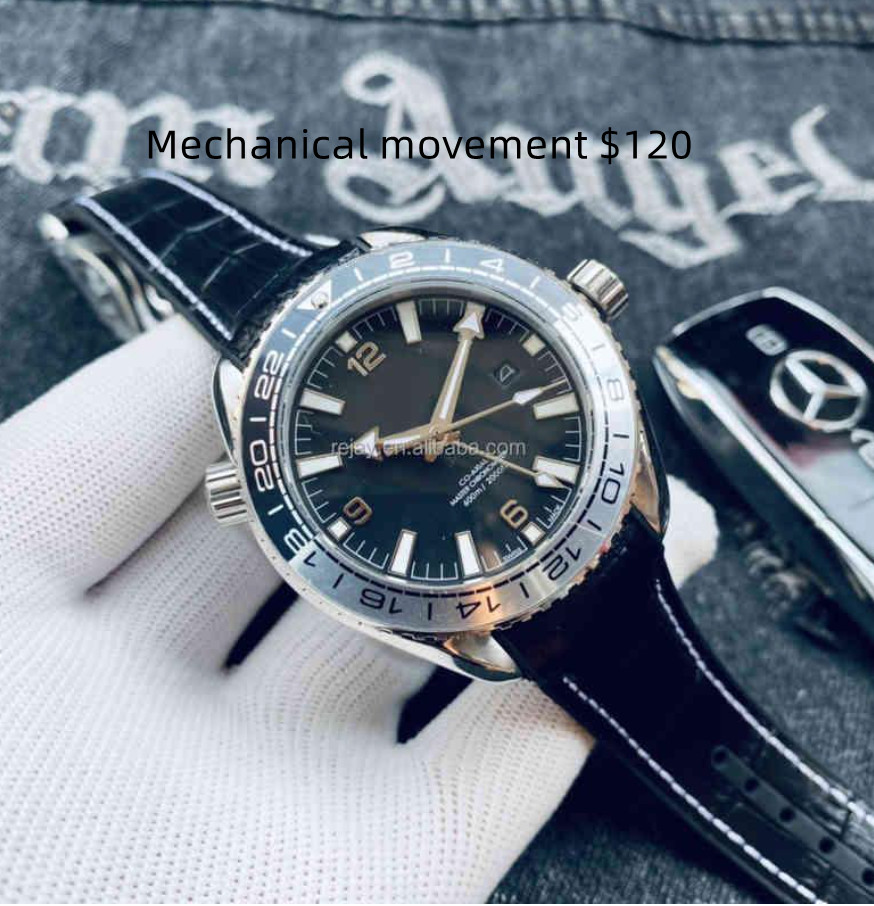 Watch for men Sport Fashion Large Hand Dial Ceramic ring Leather Strap Race Car Timing Automatic Mechanical watch 007 movement watches classic watchs factory, 4#
Watch for men Sport Fashion Large Hand Dial Ceramic ring Leather Strap Race Car Timing Automatic Mechanical watch 007 movement watches classic watchs factory, 4#