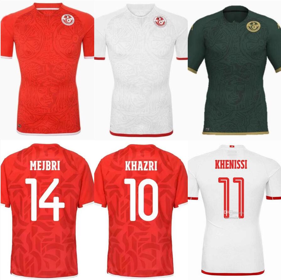2022 2023 Tunisia Soccer Jerseys home away Maillot de Foot 22 23 #7 MSAKNI #10 KHAZRI KHALIFA SASSI MAALOUL Tunisia Football shirt 
2022 2023 Tunisia Soccer Jerseys home away Maillot de Foot 22 23 #7 MSAKNI #10 KHAZRI KHALIFA SASSI MAALOUL Tunisia Football shirt