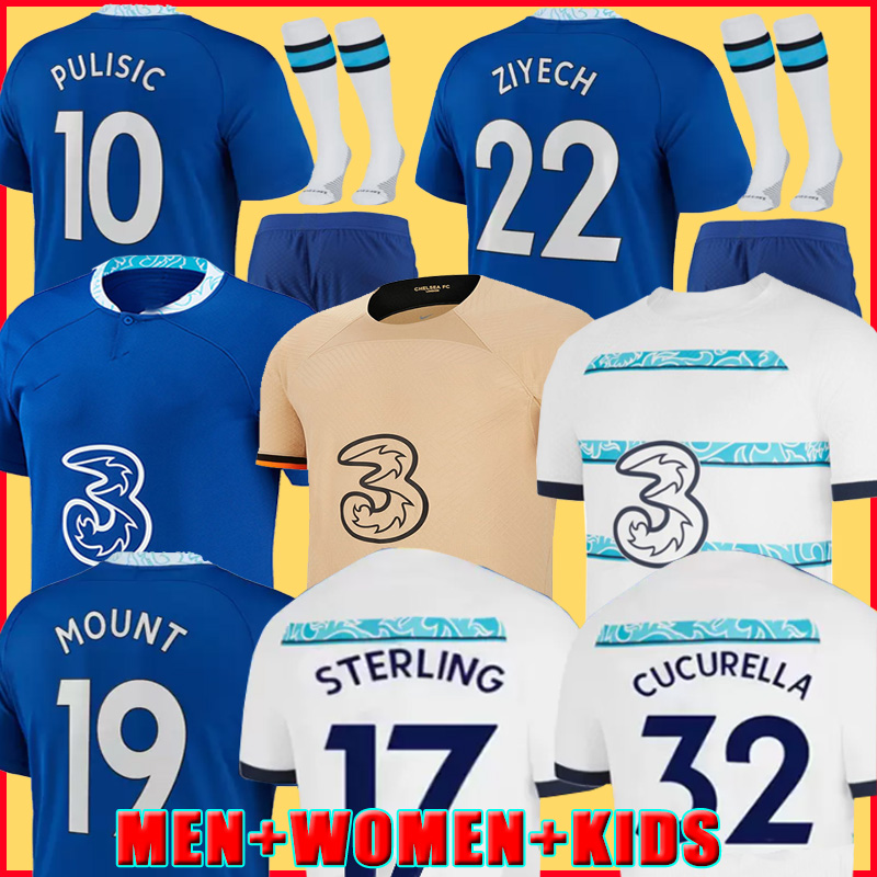 22 23 CFC Soccer Jersey PULISIC MOUNT HAVERTZ STERLING JORGINHO 2022 2023 football shirt men kids set kits KOULIBALY KANTE uniform socks Mendy T. SILVA women CUCURELLA, 22 23 3rd men jersey
22 23 CFC Soccer Jersey PULISIC MOUNT HAVERTZ STERLING JORGINHO 2022 2023 football shirt men kids set kits KOULIBALY KANTE uniform socks Mendy T. SILVA women CUCURELLA, 22 23 3rd men jersey