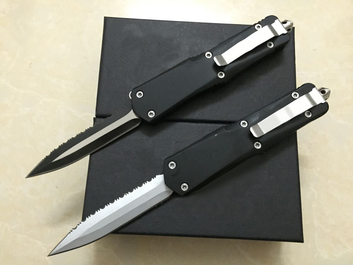 A07 Double Edge Double Action Auto Knife Gear Portable Broken Window Emergency Escape Defense Outdoor Hunting Camping Multifunctional Knife
A07 Double Edge Double Action Auto Knife Gear Portable Broken Window Emergency Escape Defense Outdoor Hunting Camping Multifunctional Knife