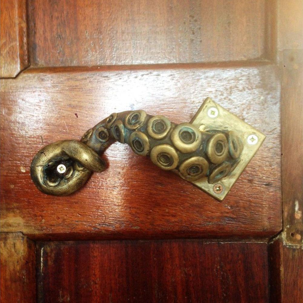 Handles Pulls Vintage Octopus Door Knob Animal Style Outdoor Hook Ancient Furniture Drawer Pull Hardware Bar Handle 221007