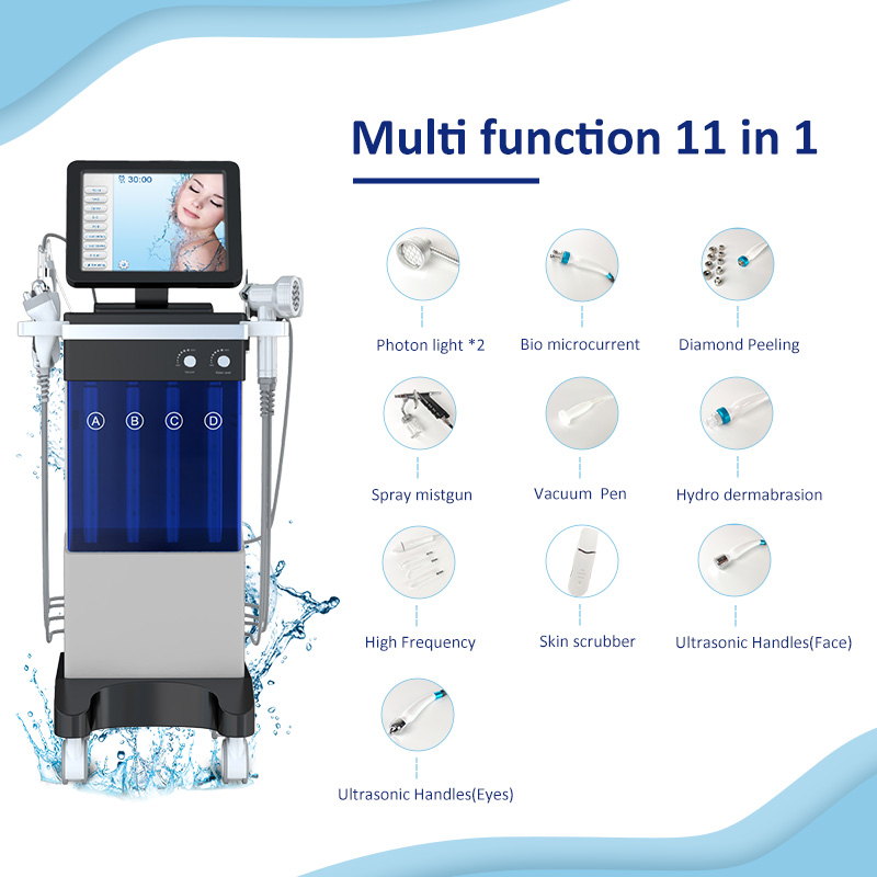 Micro Needle Skin Roller Fraction RF Microdermabrasion Face Skin Care Anti-Wrinkle Treatment Two Handles With 4 Kinds Of Tips
