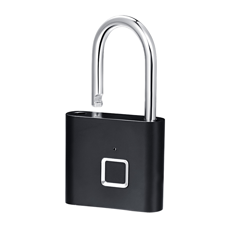 Door Locks Rechargeable USB Keyless Lock Fingerprint Smart Padlock Quick Unlock Zinc alloy Metal Self Developing Chip 221007
