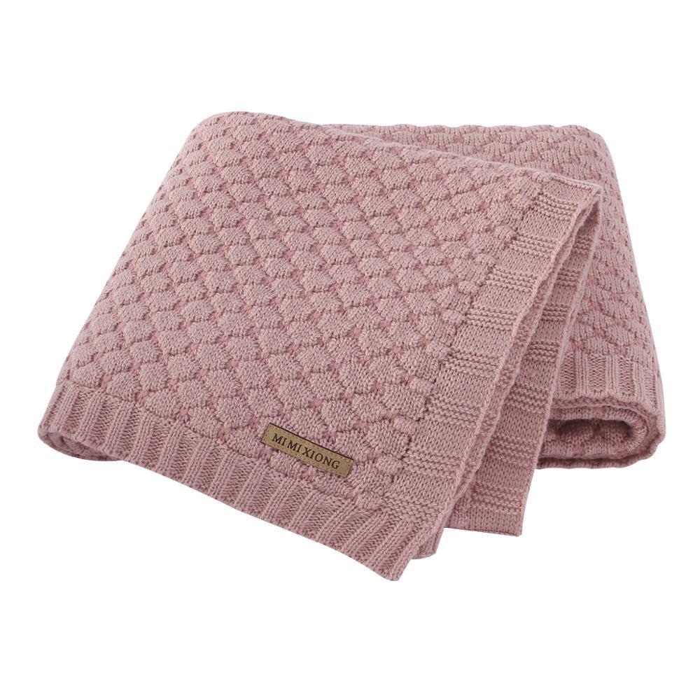 Sleeping Bags Baby Blankets 100x80cm Knitted born Boys Girls Swaddle Wrap Blanket Infant Kids Stroller Bedding Basket Quilt Child Accessory 221007