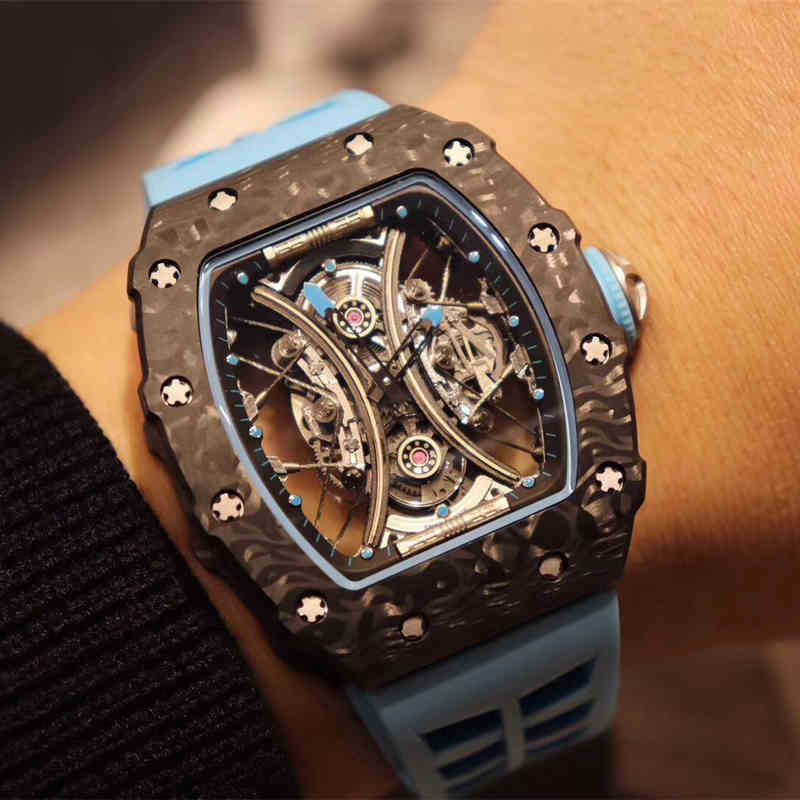multi-function SUPERCLONE watches wristwatch Luxury richa milles designer carbon fiber hollow out full-automatic men's mechanical watch fash N5BE MEZQ ITZF, Black
multi-function SUPERCLONE watches wristwatch Luxury richa milles designer carbon fiber hollow out full-automatic men's mechanical watch fash N5BE MEZQ ITZF, Black