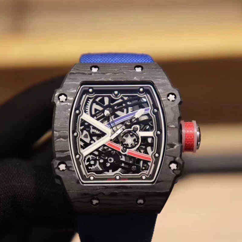 Top Luxury Watch RIcha Milles Mechanical Watch Luxury Mens Watch Business Leisure Rm6702 Fully Carbon Fiber Cloth Band Fashion Swiss Movement ODZK NGWN V
Top Luxury Watch RIcha Milles Mechanical Watch Luxury Mens Watch Business Leisure Rm6702 Fully Carbon Fiber Cloth Band Fashion Swiss Movement ODZK NGWN V