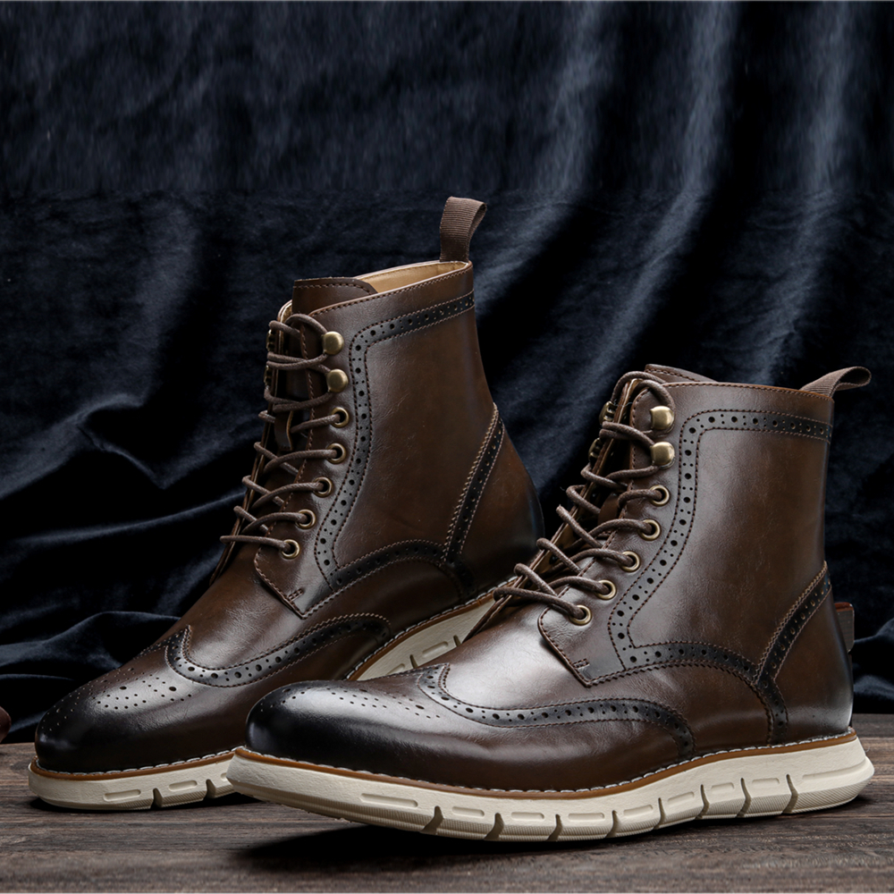 Boots 713 Boots Men Brand fashion Comfortable Brogue Ankle Boots AL511 221008, Brown 511
Boots 713 Boots Men Brand fashion Comfortable Brogue Ankle Boots AL511 221008, Brown 511