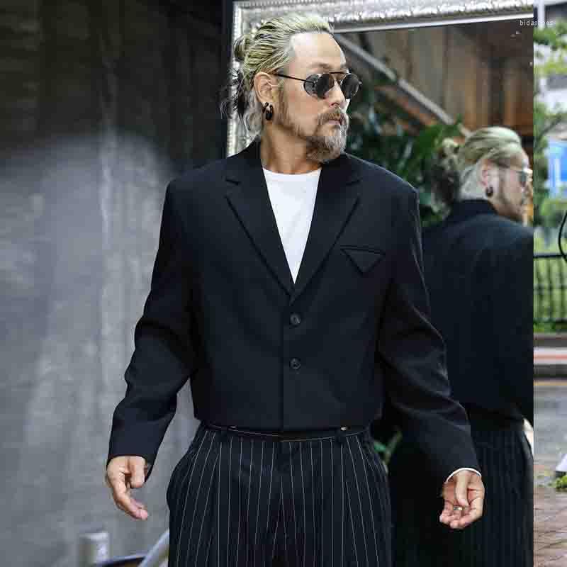 Men' Suits Men' Short And Niche Design Small Suit Autumn Youth Korean Fashion Trend Cutting Layer Clear Black Ruffian Handsome Top
Men' Suits Men' Short And Niche Design Small Suit Autumn Youth Korean Fashion Trend Cutting Layer Clear Black Ruffian Handsome Top