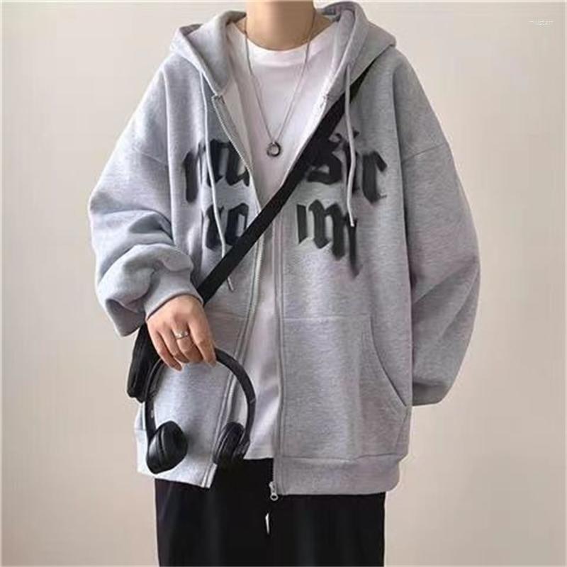Men's Hoodies Hooded Cardigan Sweater Men's Spring And Autumn Trend All-match Casual Jacket Loose Letter Print Top Clothes, Beige
Men's Hoodies Hooded Cardigan Sweater Men's Spring And Autumn Trend All-match Casual Jacket Loose Letter Print Top Clothes, Beige