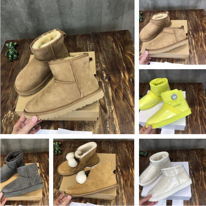 Classic Clear Mini Snow Boots Designer Women Australia Australian Wool Ankle Boot Fashion Winter Warm Fur Plush Booties Size 35-42, Customize
Classic Clear Mini Snow Boots Designer Women Australia Australian Wool Ankle Boot Fashion Winter Warm Fur Plush Booties Size 35-42, Customize