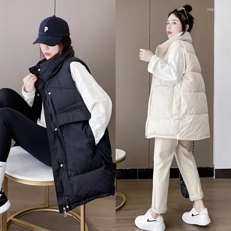 Women' Vests 2022 Women' Vest Jacket Down Cotton Autumn Winter Thicken Loose Long Coat Female Sleeveless Waistcoat Snow Wear, Black
Women' Vests 2022 Women' Vest Jacket Down Cotton Autumn Winter Thicken Loose Long Coat Female Sleeveless Waistcoat Snow Wear, Black