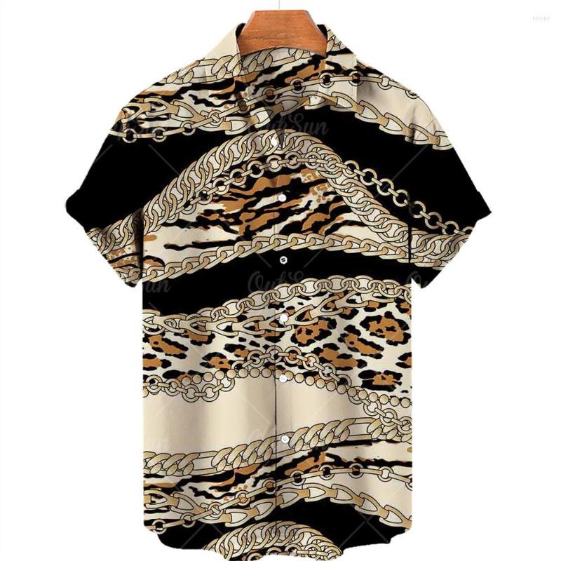Men's T Shirts 2022 Summer Hawaiian Men's Short Sleeve 3D Printed Oversized Chain Pattern Character Neutral Cool Tops, Zm-3050
Men's T Shirts 2022 Summer Hawaiian Men's Short Sleeve 3D Printed Oversized Chain Pattern Character Neutral Cool Tops, Zm-3050