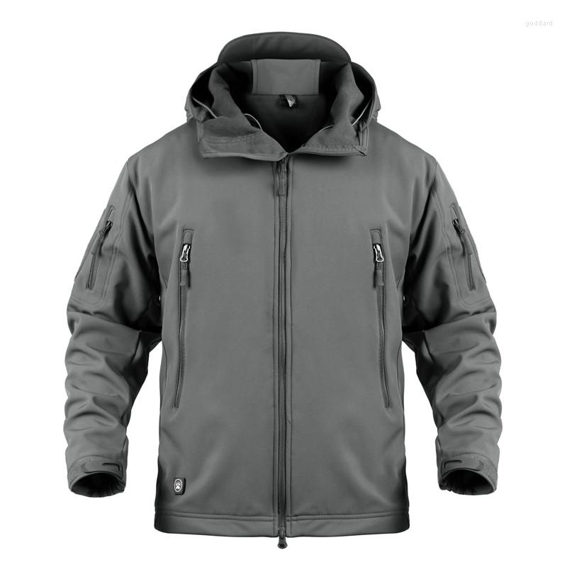 Men' Jackets 2022 Winter Military Tactical Jacket Men Soft Shell Camouflage Hooded Waterproof Fleece, Gray
Men' Jackets 2022 Winter Military Tactical Jacket Men Soft Shell Camouflage Hooded Waterproof Fleece, Gray