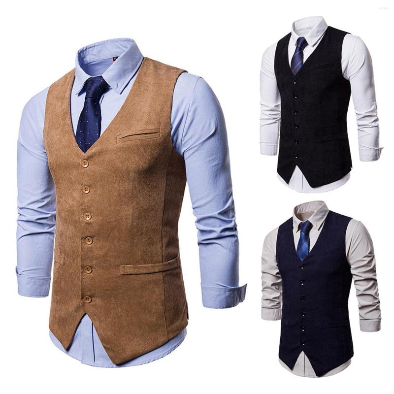 Men' Vests Fashion Men Autumn Winter Solid Colors Sleeveless Single-breasted Business Formal Slim Fit Waistcoat Coat Gilet Homme#g3, Black
Men' Vests Fashion Men Autumn Winter Solid Colors Sleeveless Single-breasted Business Formal Slim Fit Waistcoat Coat Gilet Homme#g3, Black