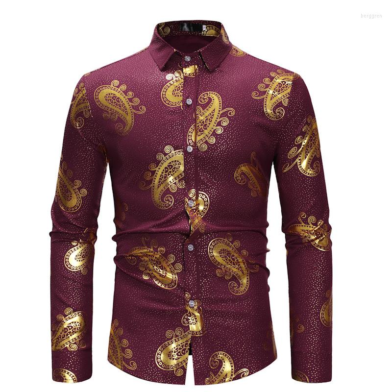 Men' Casual Shirts Black Paisley Shirt Men 2022 Gold Foil Print Mens Dress Wedding Tuxedo Male Stage Singer Wear, Navy
Men' Casual Shirts Black Paisley Shirt Men 2022 Gold Foil Print Mens Dress Wedding Tuxedo Male Stage Singer Wear, Navy