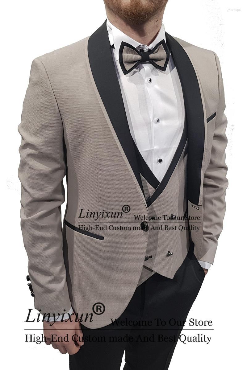 Men's Suits Men's & Blazers Classic Men For Wedding Black Shawl Lapel Slim Groom Tuxedos 3 Piece Business Male Blazer Sets Groomsmen
Men's Suits Men's & Blazers Classic Men For Wedding Black Shawl Lapel Slim Groom Tuxedos 3 Piece Business Male Blazer Sets Groomsmen