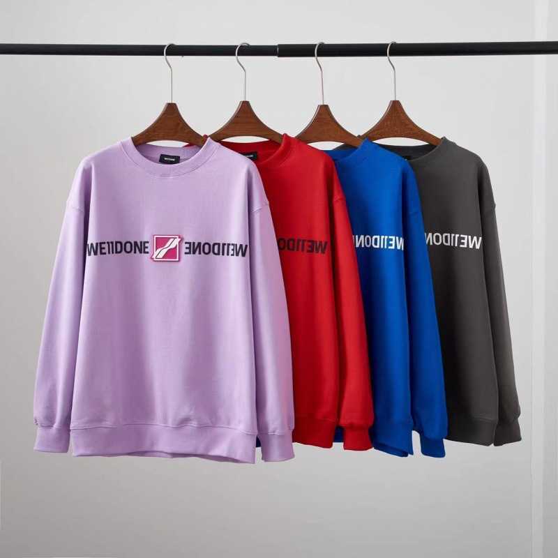 designer hoody fashion brand We11done Leather Label Round Neck Pullover for Men and Women's Same Sweater Letter Printing Couple Ing Loose T, Charcoal grey
designer hoody fashion brand We11done Leather Label Round Neck Pullover for Men and Women's Same Sweater Letter Printing Couple Ing Loose T, Charcoal grey