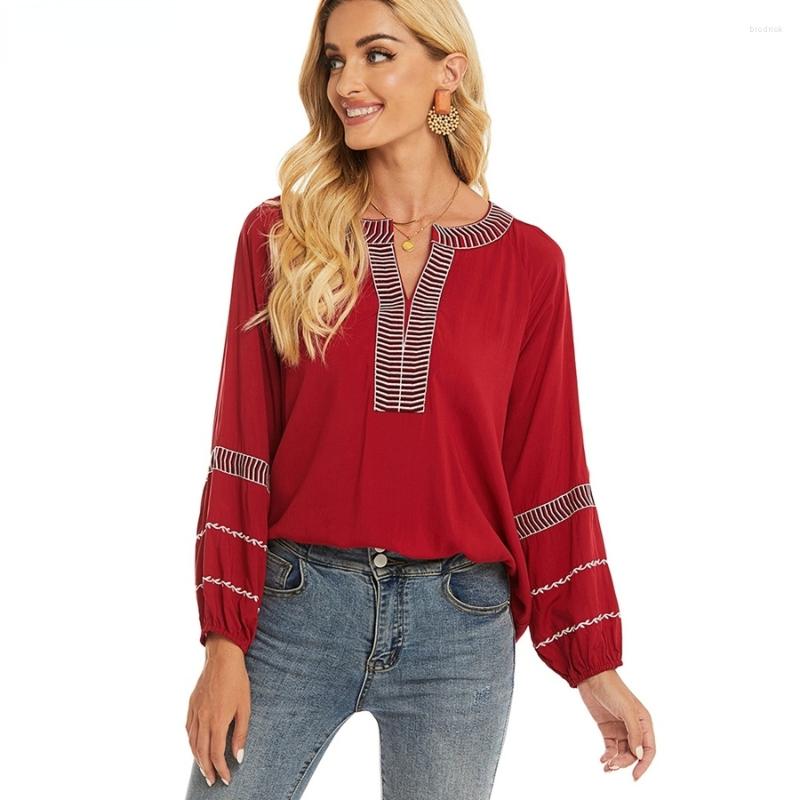 Women' Blouses Le Luz Floral Embroidery Blouse Shirt Cotton Summer Mexican Women Long Sleeve 2xl 3Xl Ethnic Ladies Woman Tops, Red
Women' Blouses Le Luz Floral Embroidery Blouse Shirt Cotton Summer Mexican Women Long Sleeve 2xl 3Xl Ethnic Ladies Woman Tops, Red