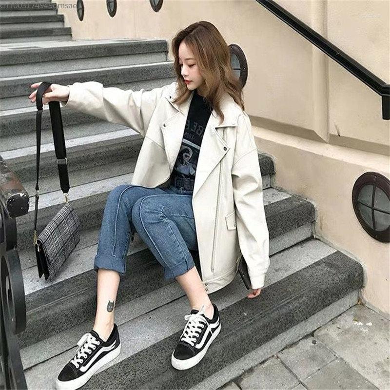 Women' Leather Winter Basic Warm Women' Coat Spring Autumn Korean Loose Casual Motorcycle Jacket PU Short, Thin autumn 2
Women' Leather Winter Basic Warm Women' Coat Spring Autumn Korean Loose Casual Motorcycle Jacket PU Short, Thin autumn 2