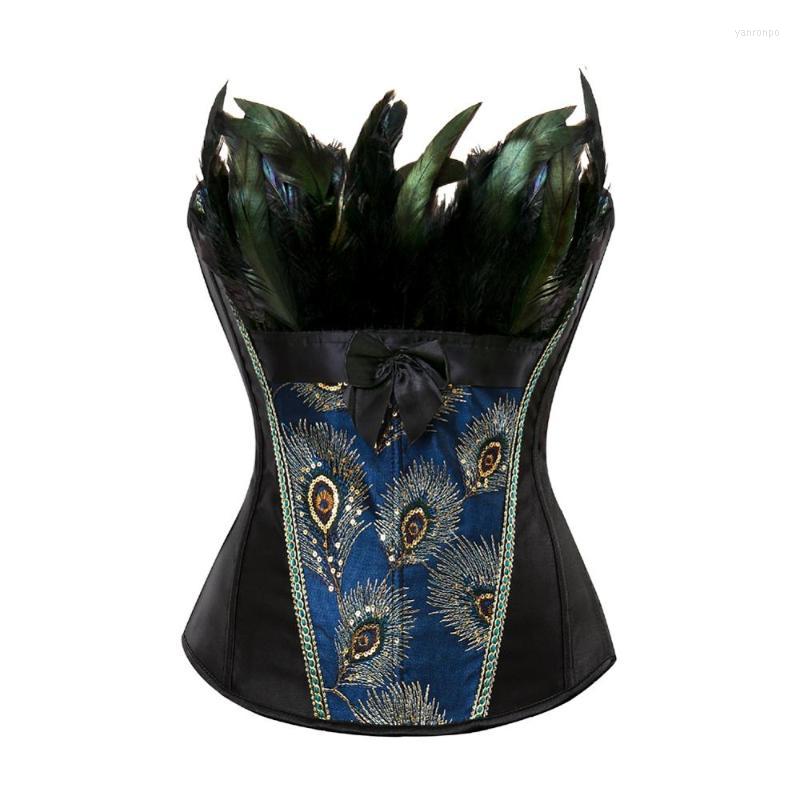 Bustiers & Corsets And Peacock Embroidery Princess Burlesque Overbust Corset Gothic Feather Body Shaper BustierBustiers, Black
Bustiers & Corsets And Peacock Embroidery Princess Burlesque Overbust Corset Gothic Feather Body Shaper BustierBustiers, Black