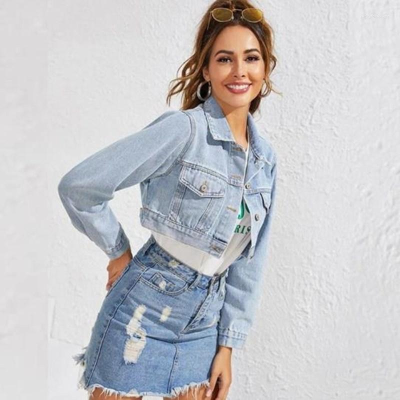 Women's Jackets 2022 European And American Autumn Winter Ladies Loose Fashion Female Lapel Single-Breasted Short Denim Jacket Women, Dark grey
Women's Jackets 2022 European And American Autumn Winter Ladies Loose Fashion Female Lapel Single-Breasted Short Denim Jacket Women, Dark grey