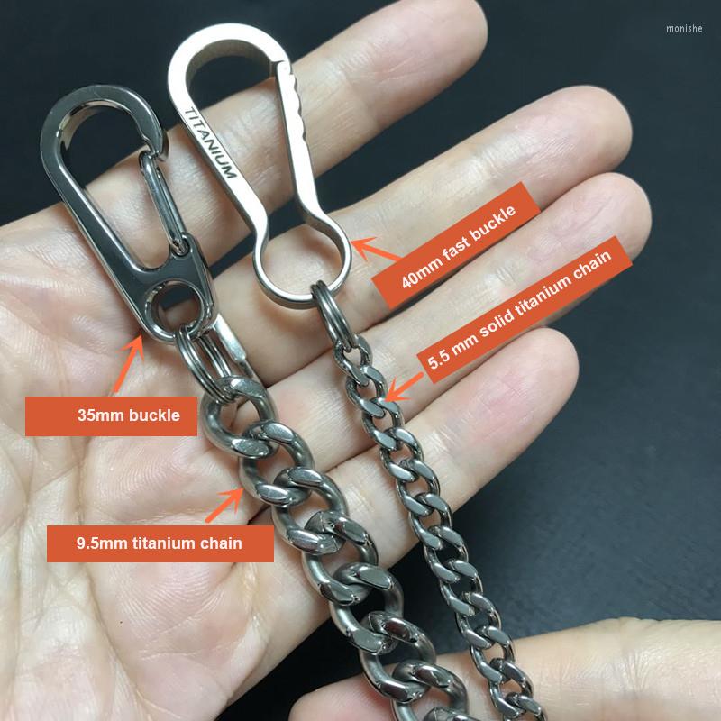Keychains Long Solid Pure Titanium Pants Chain For Keys Pocket Jeans And Trousers Metal Keychain Or Wallet Unisex Gift Idea
Keychains Long Solid Pure Titanium Pants Chain For Keys Pocket Jeans And Trousers Metal Keychain Or Wallet Unisex Gift Idea