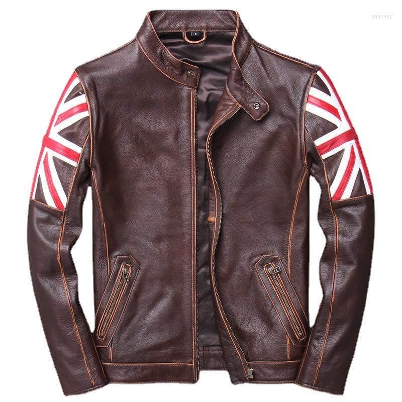 Men's Leather Men Real Cow Jackets Genuine Jacket Motorcycle Bicycle Short Slim Design -5XL High Standard Quality, Dark brown
Men's Leather Men Real Cow Jackets Genuine Jacket Motorcycle Bicycle Short Slim Design -5XL High Standard Quality, Dark brown