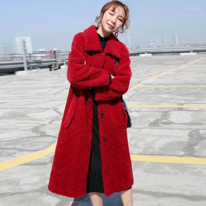 Women' Wool 2022Autumn And Winter Lamb-like Plush Jacket Women' Solid Color Mid-length Button Pocket Warm Women Coat J521, Blue
Women' Wool 2022Autumn And Winter Lamb-like Plush Jacket Women' Solid Color Mid-length Button Pocket Warm Women Coat J521, Blue