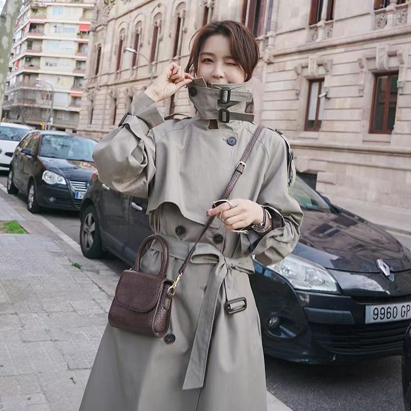 Women' Trench Coats Women' Double-Breasted Spring Autumn Coat Korean Loose All-Match Medium And Long British Style Over-The-Knee, Photo color
Women' Trench Coats Women' Double-Breasted Spring Autumn Coat Korean Loose All-Match Medium And Long British Style Over-The-Knee, Photo color