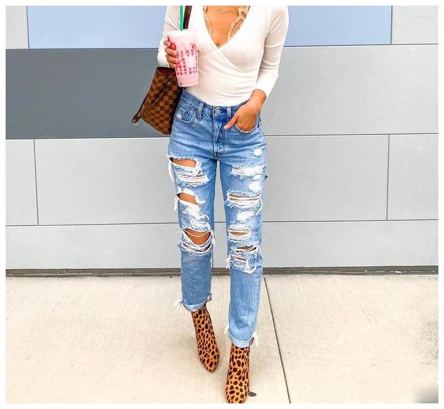 Women' Jeans Boyfriend Fashion Autumn Ripped For Women Street Hipster Denim Long Pants -2XL Drop Trousers Bottoms, Blue
Women' Jeans Boyfriend Fashion Autumn Ripped For Women Street Hipster Denim Long Pants -2XL Drop Trousers Bottoms, Blue