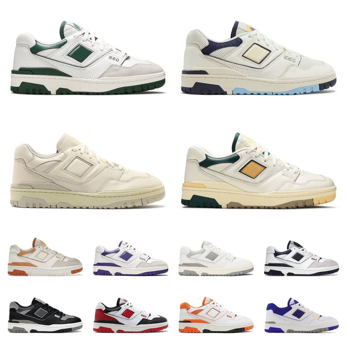 Designer B550 550 Casual Shoes Mens Women Au Lait BB550 White Green Grey Rich Paul Auralee Ecru Yellow Black Red Panda Cream Platform Shadow Sneakers Sports Trainers, Bubble package bag
Designer B550 550 Casual Shoes Mens Women Au Lait BB550 White Green Grey Rich Paul Auralee Ecru Yellow Black Red Panda Cream Platform Shadow Sneakers Sports Trainers, Bubble package bag