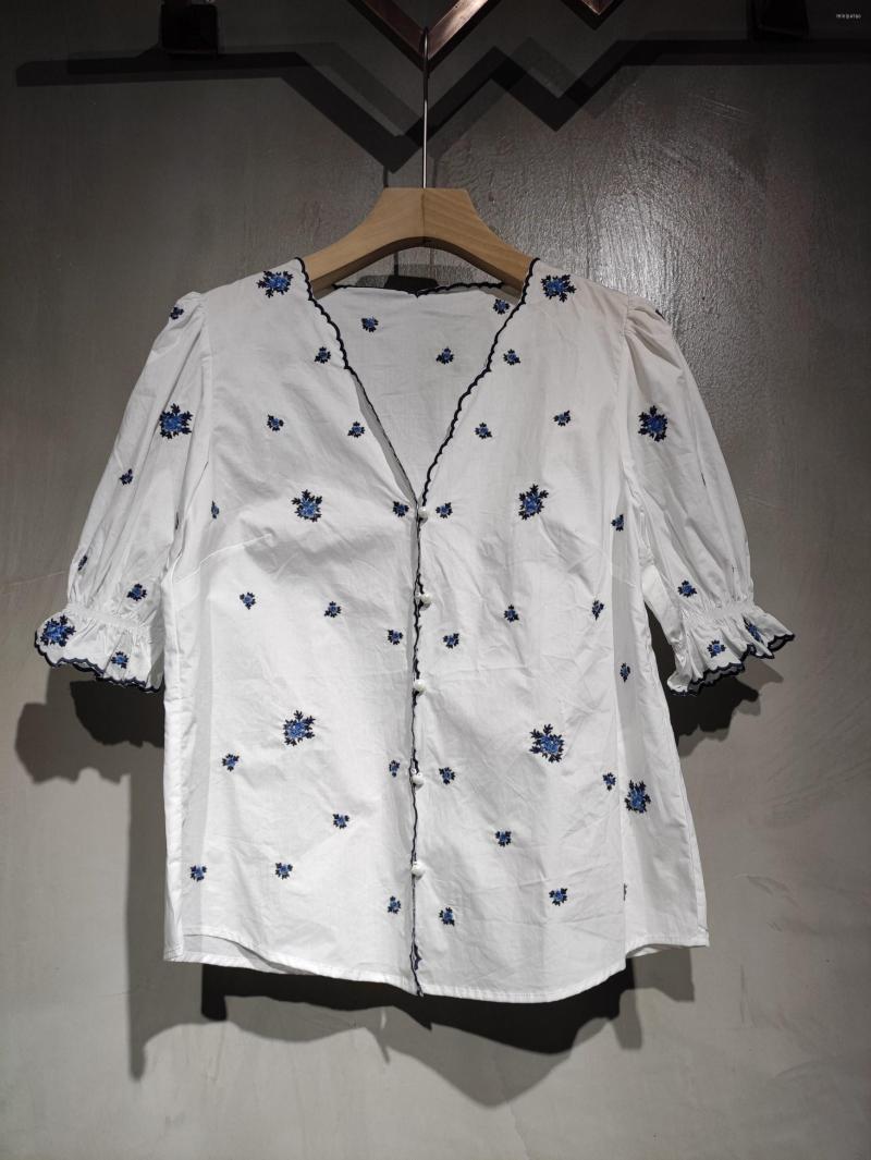 Women' Blouses 2022 Women Fashion Short Sleeve Sexy Floral V-Neck Embroidered Lace Top 0616
Women' Blouses 2022 Women Fashion Short Sleeve Sexy Floral V-Neck Embroidered Lace Top 0616