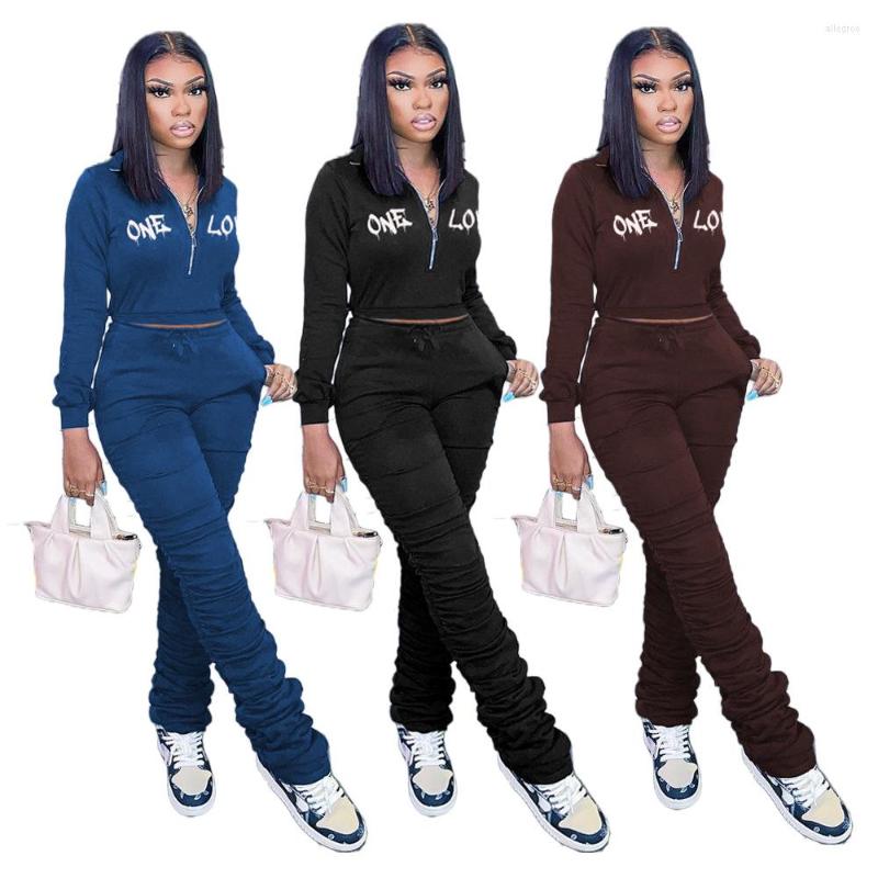 Women's Two Piece Pants 69Y9089 Autumn Winter Women Casual Fashion Letter Embroidered Zipper Sports Set, Dark brown
Women's Two Piece Pants 69Y9089 Autumn Winter Women Casual Fashion Letter Embroidered Zipper Sports Set, Dark brown