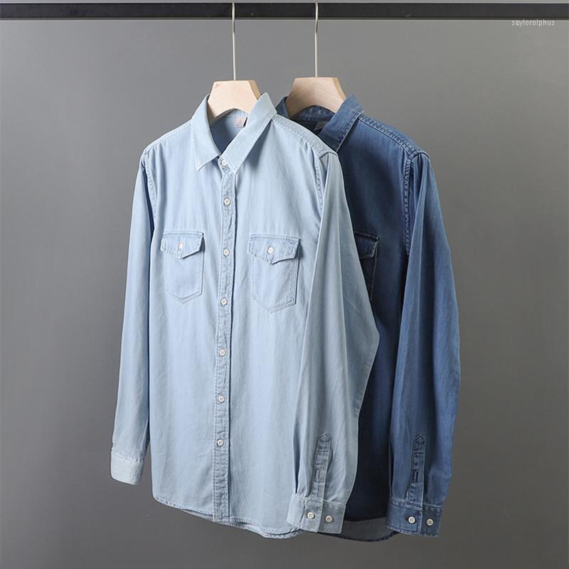 Men's Casual Shirts Spring Fall Fashion America Style Washing Men's Denim Shirt Solid Basic Premium Cotton Overalls Blouse Male Button, Jm801 deep blue
Men's Casual Shirts Spring Fall Fashion America Style Washing Men's Denim Shirt Solid Basic Premium Cotton Overalls Blouse Male Button, Jm801 deep blue
