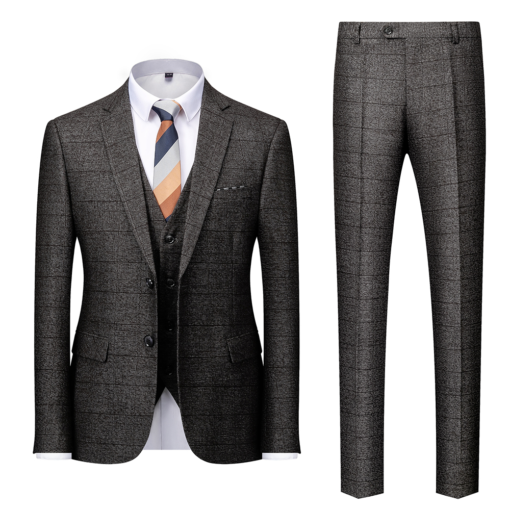 Men's Suits Blazers JacketVestPant Groomsmen Lapel Groom Tuxedos Burgundy Slim Wedding for Blazer Suit Party Prom 221008, Dark grey
Men's Suits Blazers JacketVestPant Groomsmen Lapel Groom Tuxedos Burgundy Slim Wedding for Blazer Suit Party Prom 221008, Dark grey