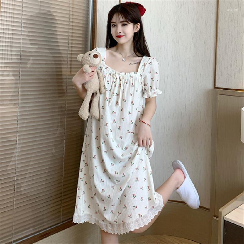 Women's Sleepwear Women's Fdfklak Net Red Princess Style Nightdress Women's Summer Nightgowns Cotton Home Clothes Lady Dress Floral, Floral1
Women's Sleepwear Women's Fdfklak Net Red Princess Style Nightdress Women's Summer Nightgowns Cotton Home Clothes Lady Dress Floral, Floral1