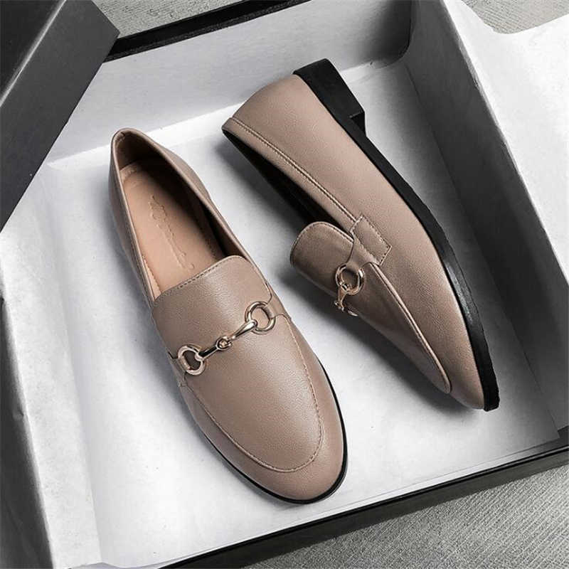 Dress Shoes Womens Fashion Leather Flats Loafers Womens Designer Flat Ladies Shoes Woman Luxury Female Footwear T221010, Brown
Dress Shoes Womens Fashion Leather Flats Loafers Womens Designer Flat Ladies Shoes Woman Luxury Female Footwear T221010, Brown