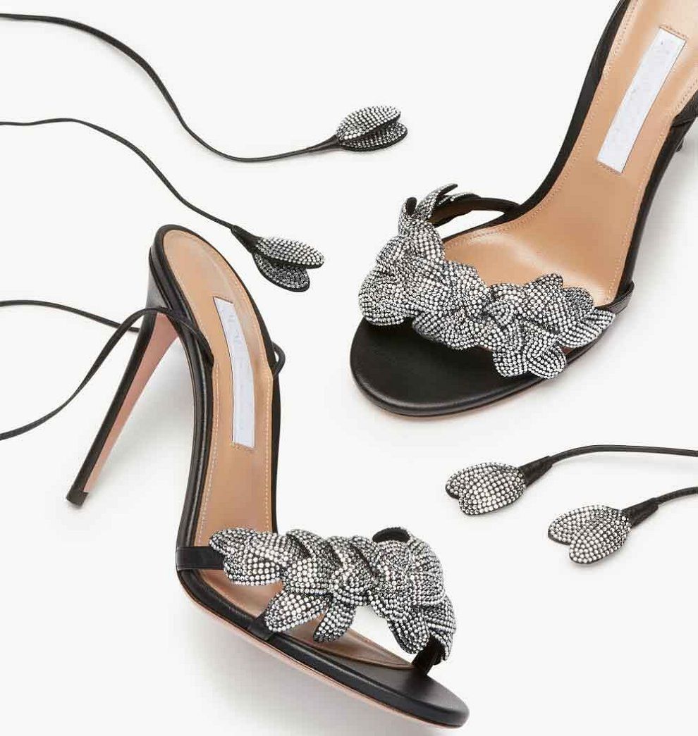 Perfect Evening Summer Galactic Sandal Shoes Flower Crystal Strappy Green Black Rose Women Stiletto Heels Wedding Party Dress Lady Elegant Walking
Perfect Evening Summer Galactic Sandal Shoes Flower Crystal Strappy Green Black Rose Women Stiletto Heels Wedding Party Dress Lady Elegant Walking