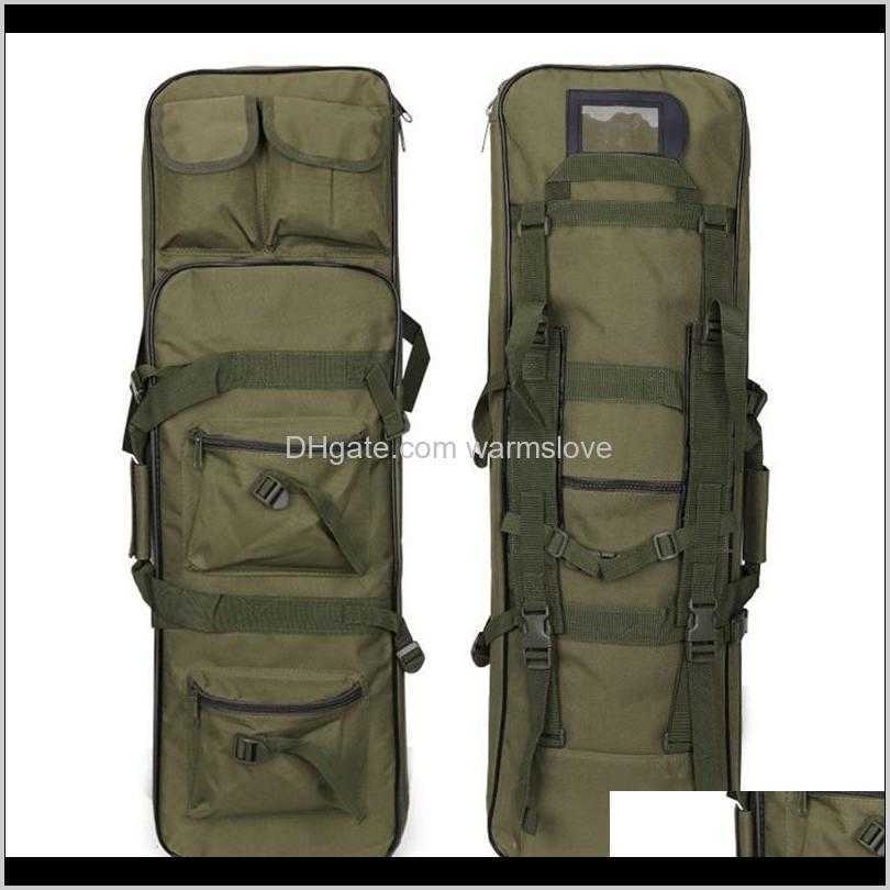 Cm Cm Cm Tactical Double Rifle Carry Backpack Tan Hunting Duel Handbag Integrated Pistol Cases w Bsfd Outdoor Bags Elqu, Brown