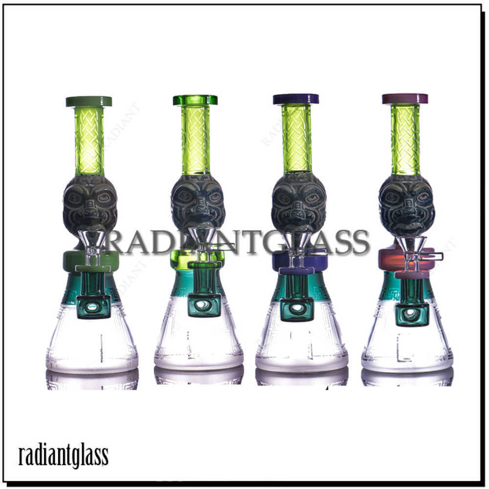 9.3 inches Hookahs New Thick Glass Beaker Bong Carved Stonehead with Showerhead Perc Smoking Water Pipe Shisha Dab Rig Novelty Bongs
9.3 inches Hookahs New Thick Glass Beaker Bong Carved Stonehead with Showerhead Perc Smoking Water Pipe Shisha Dab Rig Novelty Bongs