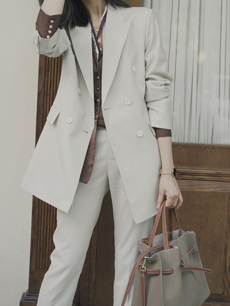 Women's Suits Blazers Slim Business Trousers Suit Women Casual Elegant Two Pieces Blazer Set Vintage Workwear Formal Femme Fashion Pantsuits 221008, Picture color
Women's Suits Blazers Slim Business Trousers Suit Women Casual Elegant Two Pieces Blazer Set Vintage Workwear Formal Femme Fashion Pantsuits 221008, Picture color