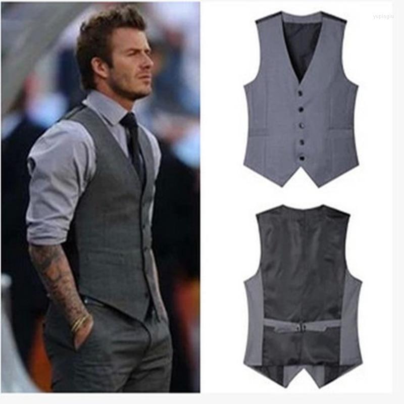 Men' Vests Suit Vest Men Cotton Fashion Solid Color Black Gray Business Man Wedding Dress Cusual Boutique Sleeveless Waistcoat, Dark gray
Men' Vests Suit Vest Men Cotton Fashion Solid Color Black Gray Business Man Wedding Dress Cusual Boutique Sleeveless Waistcoat, Dark gray