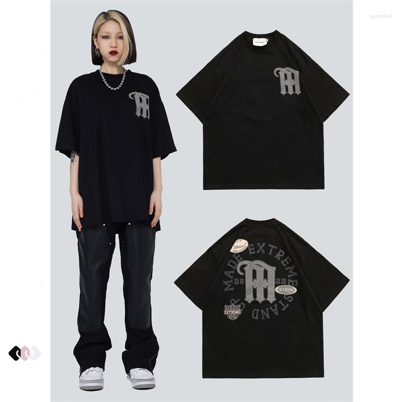 Men's T Shirts Men Clothing 22SS Letter Watermark Short Sleeve Shirt Man Loose T-shirt Gothic Trendy Fashion Oversize, White
Men's T Shirts Men Clothing 22SS Letter Watermark Short Sleeve Shirt Man Loose T-shirt Gothic Trendy Fashion Oversize, White
