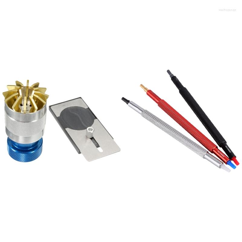 Watch Repair Kits Crystal Lift Glass Cop Opener Remove Platform Blue With 3 Pieces / Needle Press Accessories Kit
Watch Repair Kits Crystal Lift Glass Cop Opener Remove Platform Blue With 3 Pieces / Needle Press Accessories Kit