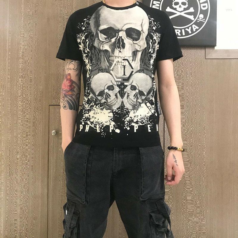 Men's T Shirts 2022 Trendy Brand Short Sleeve T-shirt Men's Pp Printing Heavy Industry Drill Summer European And, Black
Men's T Shirts 2022 Trendy Brand Short Sleeve T-shirt Men's Pp Printing Heavy Industry Drill Summer European And, Black